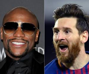Mayweather y Leo Messi según la clasificación publicada este martes por la revista económica Forbes son lo que más ingresos tienen. Foto: AFP