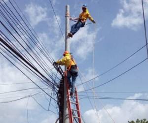 Las cuadrillas de la Empresa Energía Honduras realizarán trabajos de mantenimiento.
