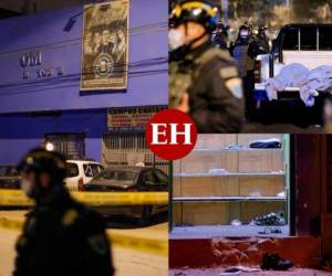 Al menos 13 personas murieron asfixiadas en una discoteca en Lima la noche del sábado en un operativo policial previo al inicio del toque de queda dominical en Perú por la pandemia del coronavirus, informó la policía. Fotos: AFP/AP