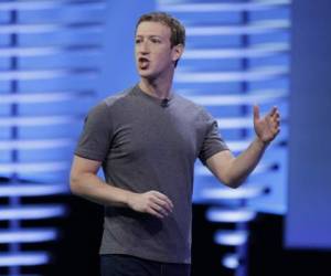 El fundador de Facebook, Mark Zuckerberg, durante una ponencia.