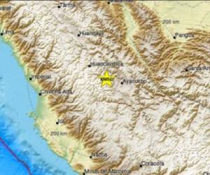 El epicentro del temblor de tierra se situó a 40 kilómetros de la localidad de Lircay, en la región Huancavelica, a un centenar de kilómetros de profundidad. Foto: Redes