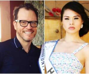 El organizador del certamen, Carlos Rivera, y Miss Universo Honduras, Sirey Morán, se encuentran en un altercado que derivó en la destitución de la reina de belleza.