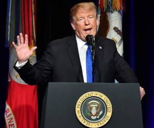 El presidente de los Estados Unidos, Donald Trump, asistirá a la marcha. Foto: Agencia AFP.