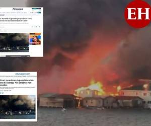 El incendio en Guanaja, Islas de la Bahía, zona insular de Honduras, que duró más de 8 horas y lesionó a varias personas, consumió casi un centenar de viviendas y provocó evacuaciones masivas, le dio vuelta al mundo y así lo han informado los medios de comunicación extranjeros.