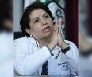 Suyapa Figueroa, presidenta del Colegio Médico de Honduras.