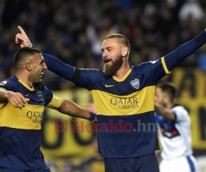 Daniele de Rossi se estrenó con Boca Juniors. Foto: AFP.