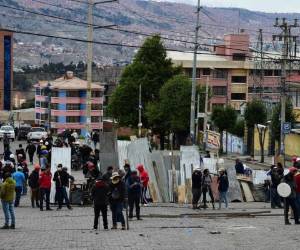 Bolivia está sumida en una grave crisis tras las elecciones del 20 de octubre, después de que la oposición denunció fraude electoral. Foto: AFP