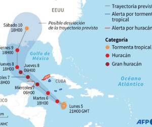 Se movía hacia una zona con aguas muy cálidas y vientos de baja intensidad en las capas superiores de la atmósfera, lo que los meteorólogos del Centro Nacional de Huracanes de Estados Unidos (NHC por sus siglas en inglés) consideraron “un entorno muy propicio para que se fortalezca”.