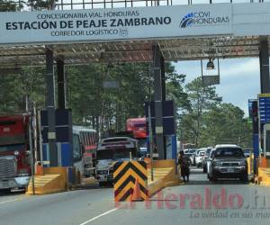 Las tres casetas en las que se cobra peaje en la carretera CA-5 recaudan más de 560 millones de lempiras al año, según la fuente oficial.
