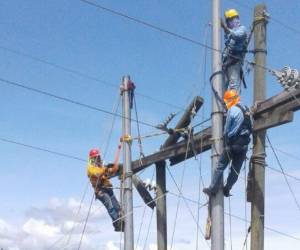 Dichas acciones se realizan de manera coordinada con la Empresa Nacional de Energía Eléctrica.