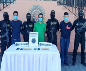 Los detenidos fueron presentados por las autoridades hondureñas.