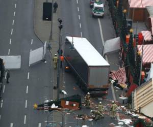 El atentado es calificado de 'acto terrorista' por la canciller alemana, Angela Merkel. Foto: AFP