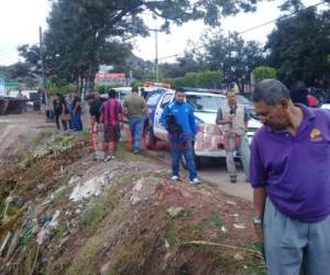 La principal hipótesis es que el cuerpo fue lanzado a tempranas horas de este miércoles. Foto Estalin Irías| EL HERALDO