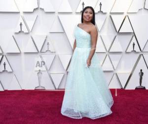 Yalitza Aparicio llega a la ceremonia de los premios Oscar el domingo 24 de febrero del 2019 en el Teatro Dolby en Los Angeles. (Foto por Richard Shotwell/Invision/AP).