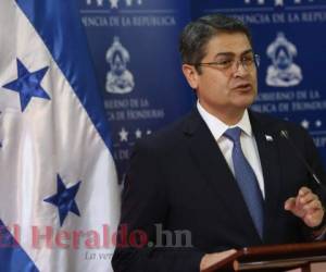Juan Orlando Hernández, presidente de Honduras. Foto archivo EL HERALDO