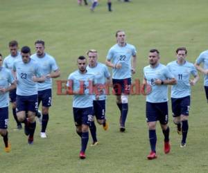 La selección de Australia realizó su primer entrenamiento en Honduras previo al partido de repechaje el próximo viernes. (Fotos: Amílcar Izaguirre / Grupo Opsa)