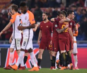 La Roma se une a la Juventus como equipos italianos en cuartos. No había dos formaciones de la Serie A en esta instancia de la Champions desde la temporada 2006-2007. (AFP)