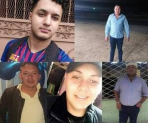 Noel Canales, Luis Canales, Alex Fabricio Canales, José García y Douglas Álvarez fueron asesinados la tarde del jueves.