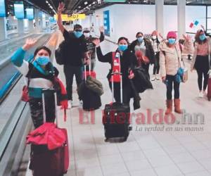 La cantidad de hondureños que viajaban a España disminuyó notablemente debido al cierre de los aeropuertos producto de la pandemia.