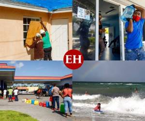 El huracán Isaías arrancó las tejas de los techos y derribó árboles al abrirse paso a través de Bahamas el sábado por la mañana en ruta hacia a la costa de Florida, donde las autoridades de Miami anunciaron el cierre de playas, puertos deportivos y parques. Fotos: AP.