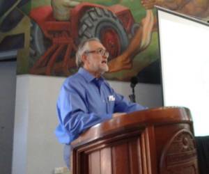 Sir Salvador Moncada ofreció una conferencia en la Universidad Nacional Autónoma de Honduras. (Fotos: Julissa Mercado)
