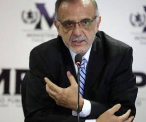 Velásquez es el jefe de la Comisión Internacional Contra la Impunidad en Guatemala (Cicig). Foto AP