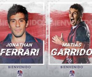 Los refuerzos del equipo albo son Jonathan Ferrari y Matías Garrido.