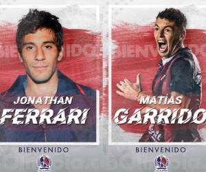 Los refuerzos del equipo albo son Jonathan Ferrari y Matías Garrido.
