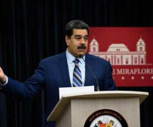 Nicolás Maduro, presidente de Venezuela. Foto AFP