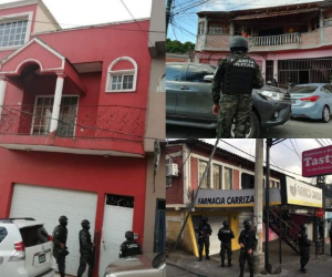 Colonia El Carrizal, Arturo Quezada, Bella Oriente y Residencial Centroamérica de la capital son los lugares allanados.