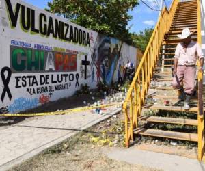 Las autoridades mexicanas han informado que a pesar de que varios migrantes ya han sido dados de alta, todavía se reportan unos 66 hospitalizados en varios nosocomios de Tuxtla. FOTO: AFP