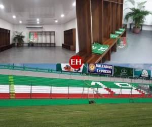 Graderías y camerinos: Así son las mejoras que se le hicieron al estadio Yankel Rosenthal, sede del Marathón de San Pedro Sula. Foto: cortesía Gama.