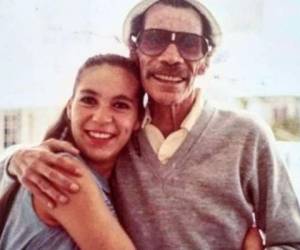 Don Ramón junto a su hija Carmen en 1985. Foto: Instagram