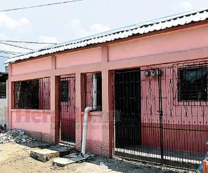 La vivienda donde fueron ultimadas las cuatro personas.