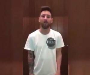 Leo Messi envió un saludo a niño mexicano a través de un video. (Foto: Captura video)