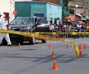 La tasa nacional de homicidios será de 40 por cada cien mil habitantes al cerrar el 2018, es decir que la reducción va a llegar a 3.6 puntos. Foto: Estalin Irías/EL HERALDO