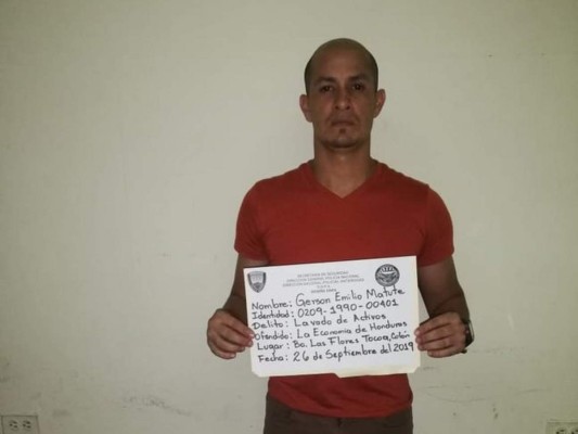 Gerson Emilio Matute fue remitido a la Fiscalía acusado de lavado de activos.