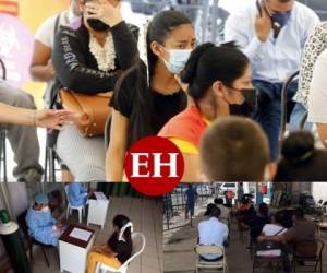 Los triajes pasan llenos de personas debido a los altos índices de contagio que hay actualmente en Honduras. Fotos: David Romero/El Heraldo.