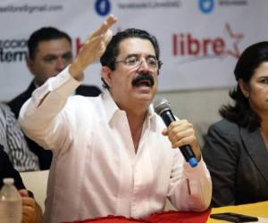 El expresidente Zelaya Rosales se perfila como el candidato presidencial de Libre.