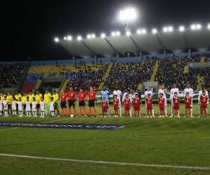 Imágenes del desarrollo del partido.