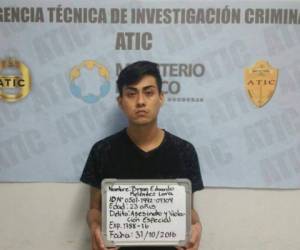 Brayan Eduardo Meléndez Lara está siendo acusado por la muerte y abuso sexual contra su sobrina de 18 meses de edad.