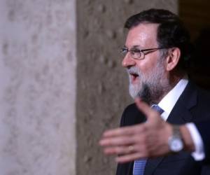 El jefe del gobierno español, Mariano Rajoy, durante una reunión dijo estar en contra de ello. Foto: AFP