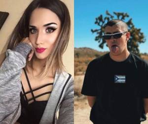 Alee es la transexual que publicó los mensajes que recibió de Bad Bunny. Fotos: Instagram
