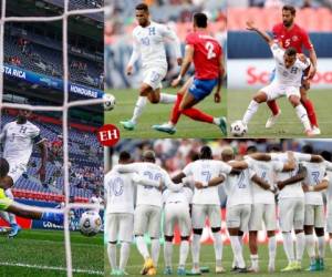 Honduras logró el tercer lugar de la Nations League tras vencer a Costa Rica en lanzamientos de penal. Fotos: AP/AFP