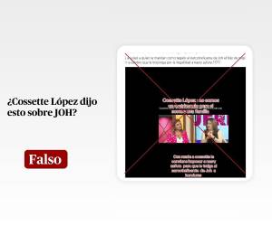 Captura de pantalla a una publicación de Facebook hecha el 12 de diciembre de 2025, adaptada a esta cartela.