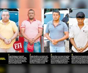 Los implicados en el crimen de Bertha Cáceres.