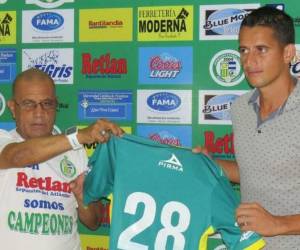 Oliver Morazán firmó con el Juticalpa, proveniente de Olimpia (Foto: Cortesía / Deportes El Heraldo / Noticias El Heraldo / El Heraldo Honduras)