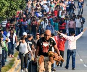 En ocho meses el gobierno mexicano ha reducido al 74,5% el paso de migrantes hacia Estados Unidos. Foto: AFP