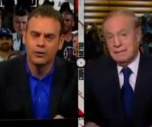 La pelea llegó a un punto en el que se ofrecieron los puños fuera del programa para resolver la discusión