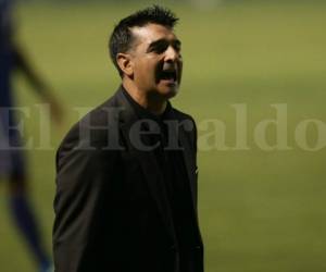 Diego Vazquez entrenador de Motagua. Foto: Johnny Magallanes / El Heraldo.